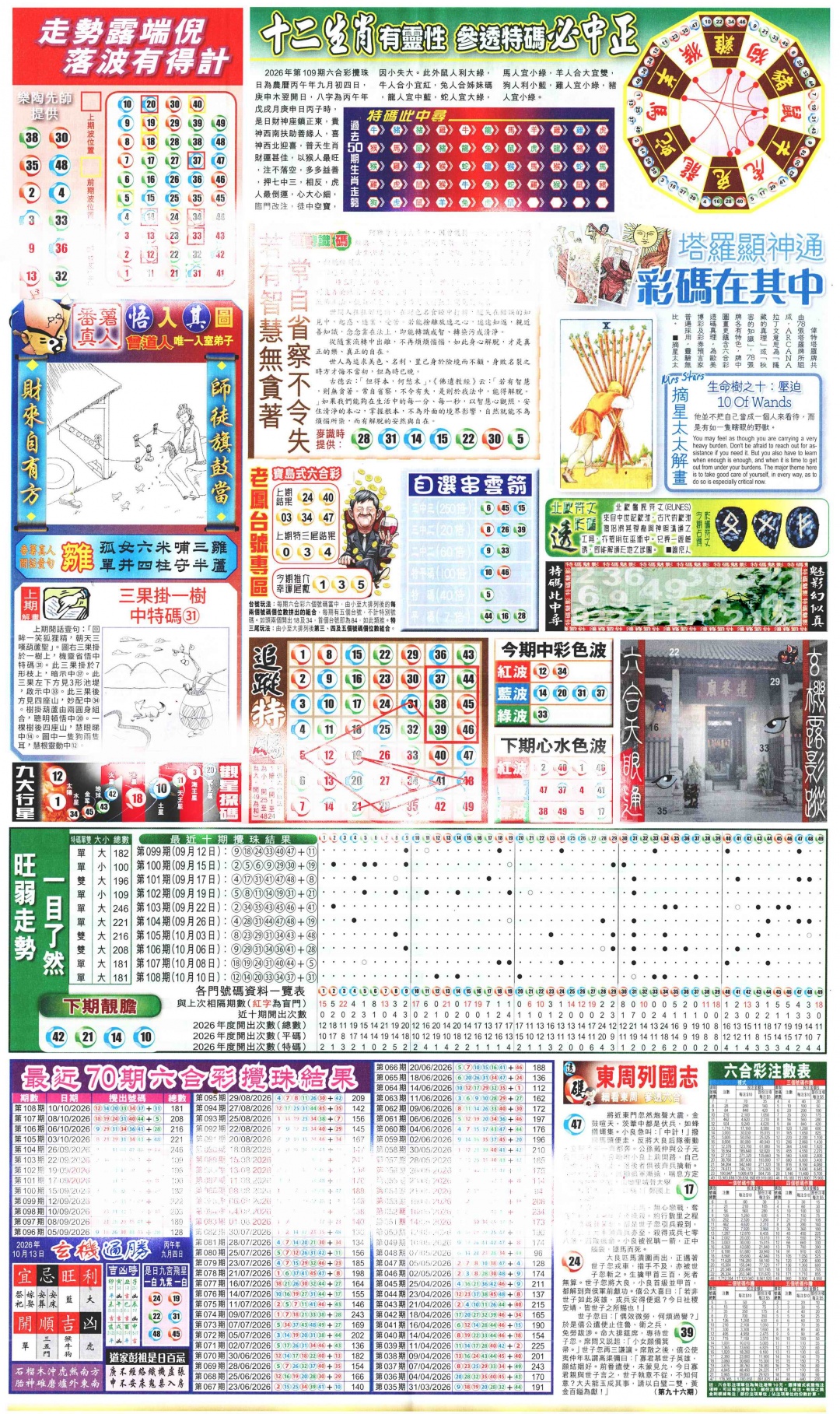 新报玄机(港版)C 第108期