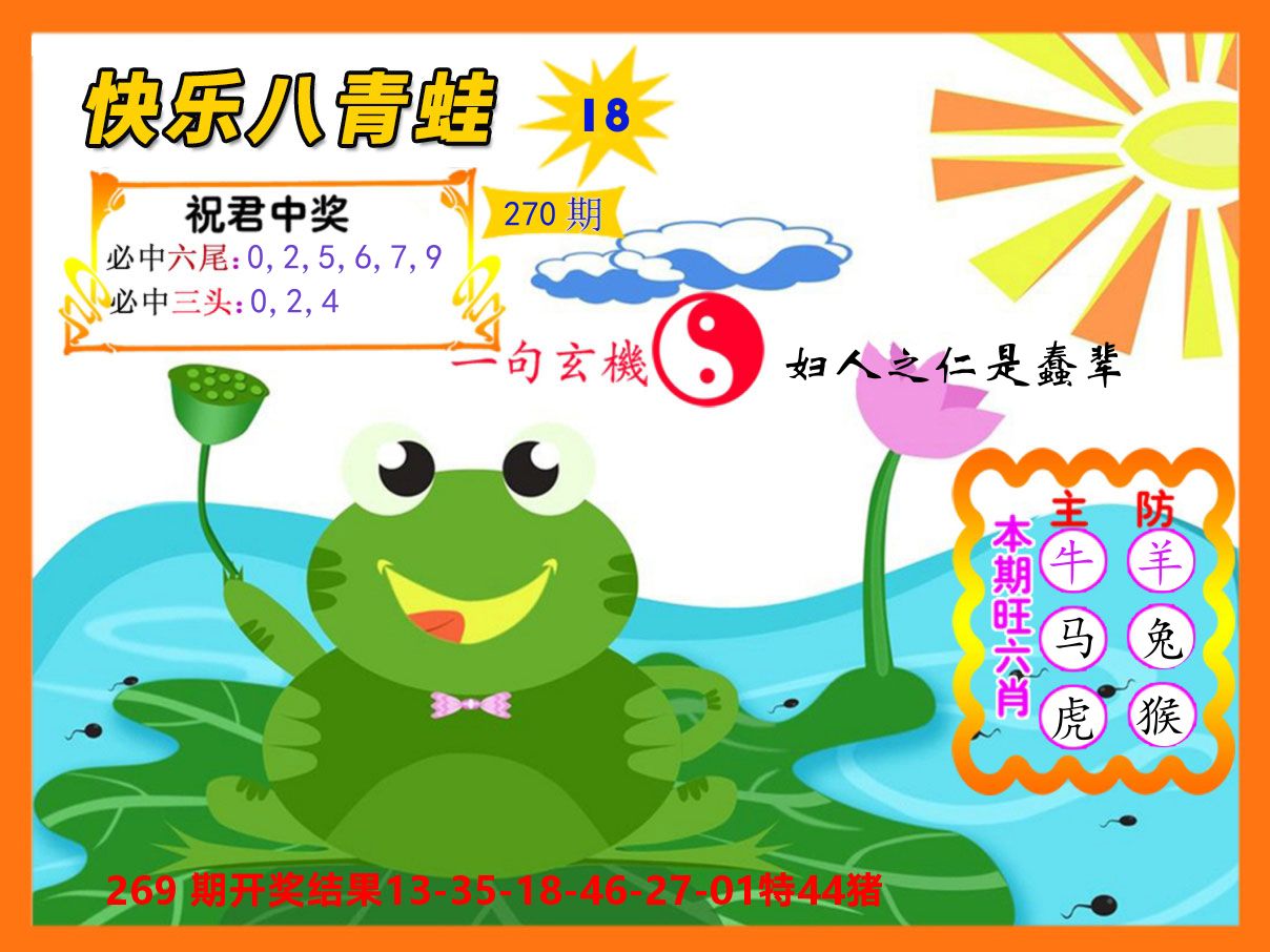 青蛙系列18 第270期