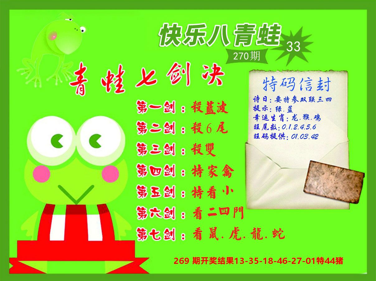 青蛙系列33 第270期