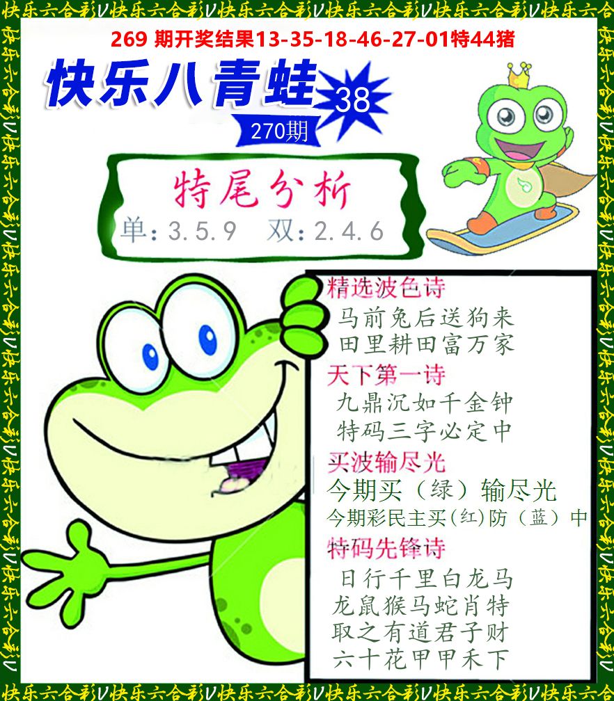 青蛙系列38 第270期