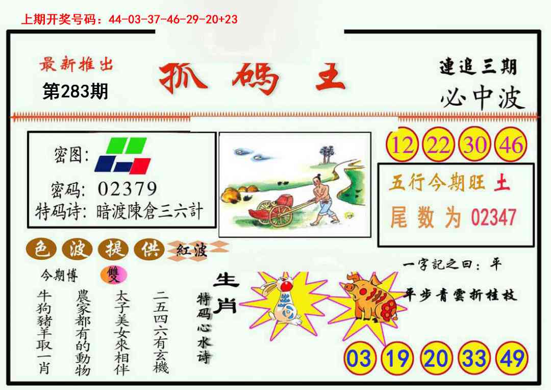 抓码王 第283期