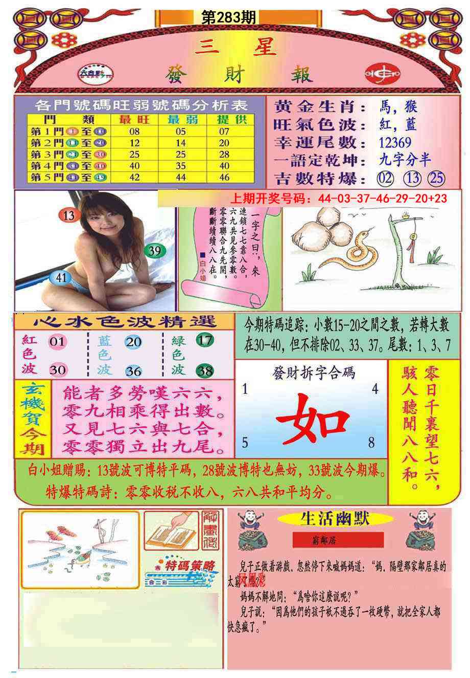 三星发财报(推荐) 第283期