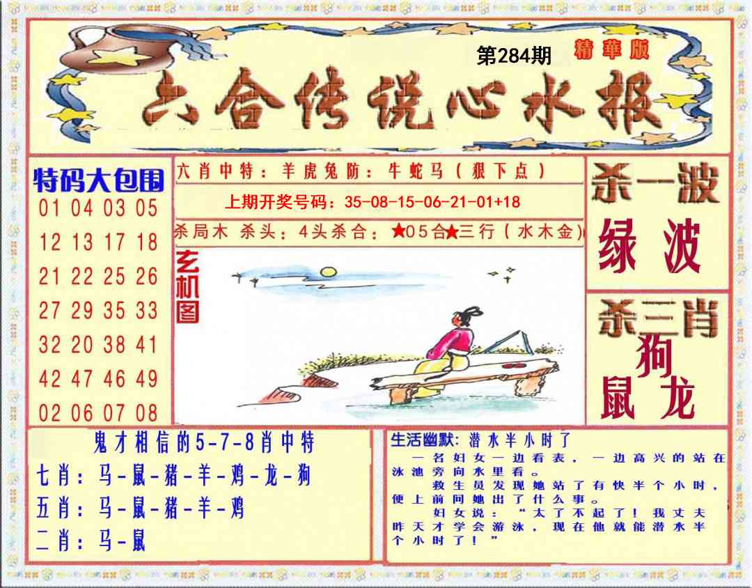 六合传说(心水版) 第283期
