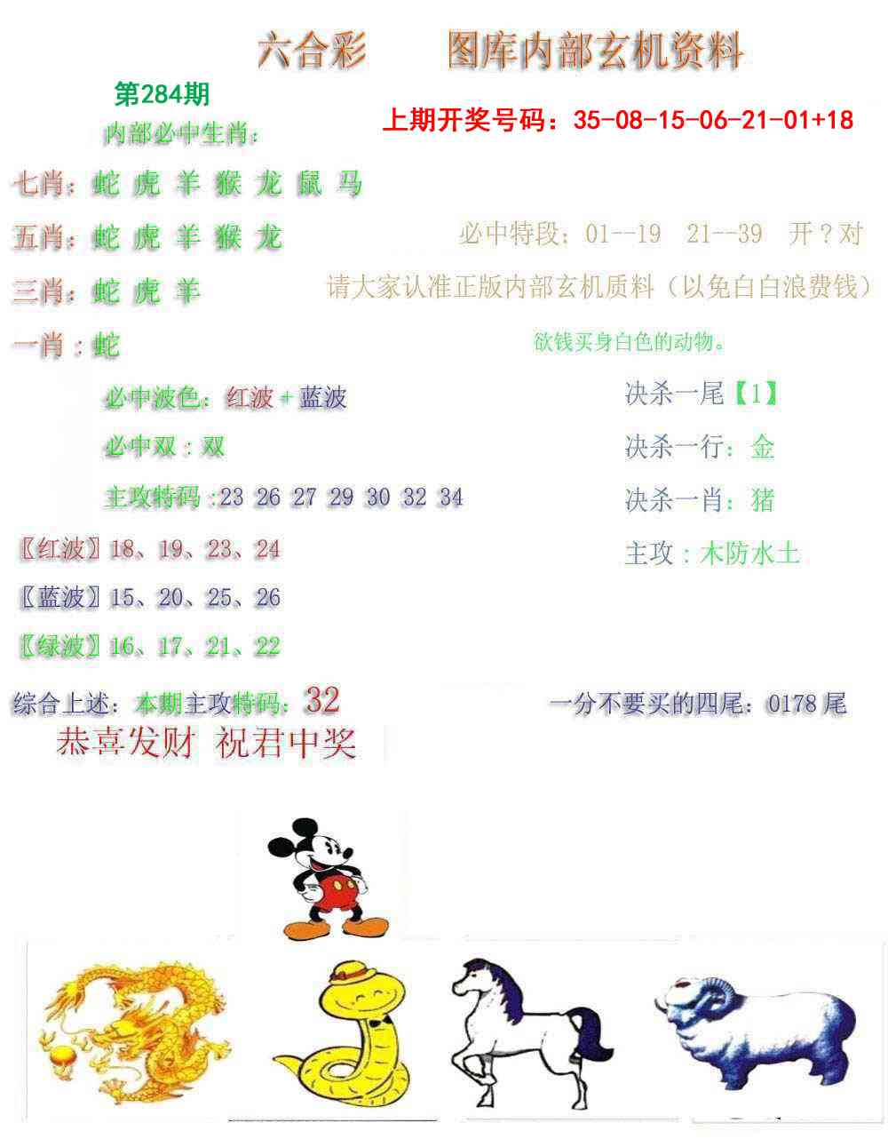 内部玄机资料 第283期