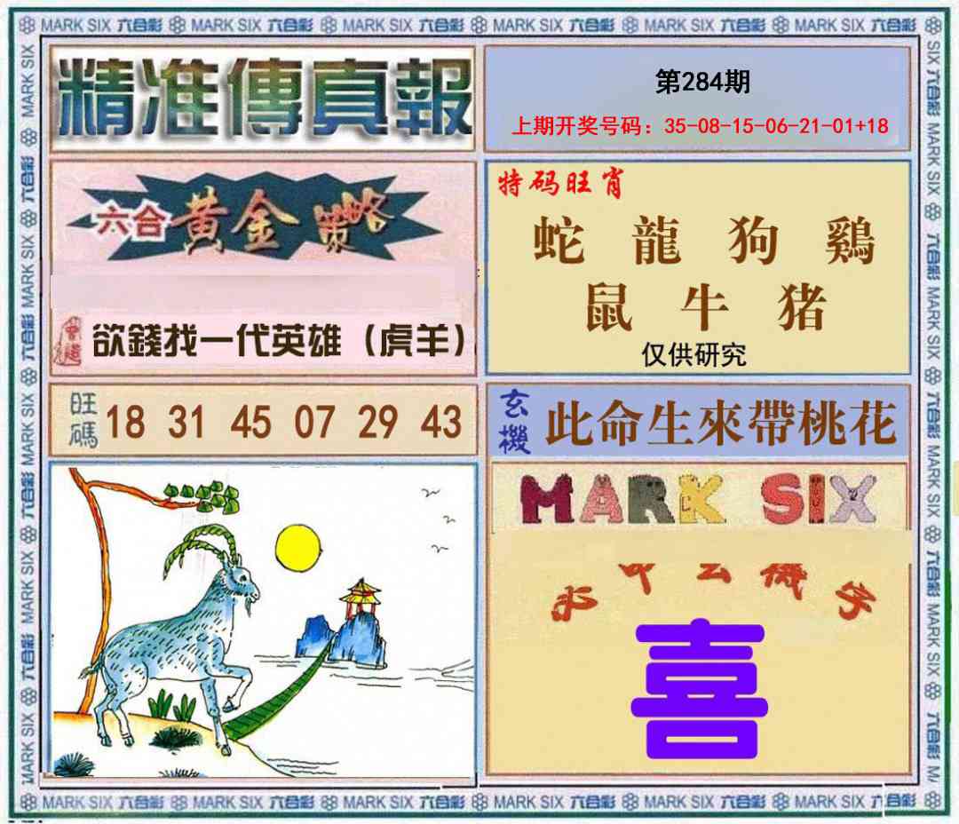 精准<傳真報> 第284期