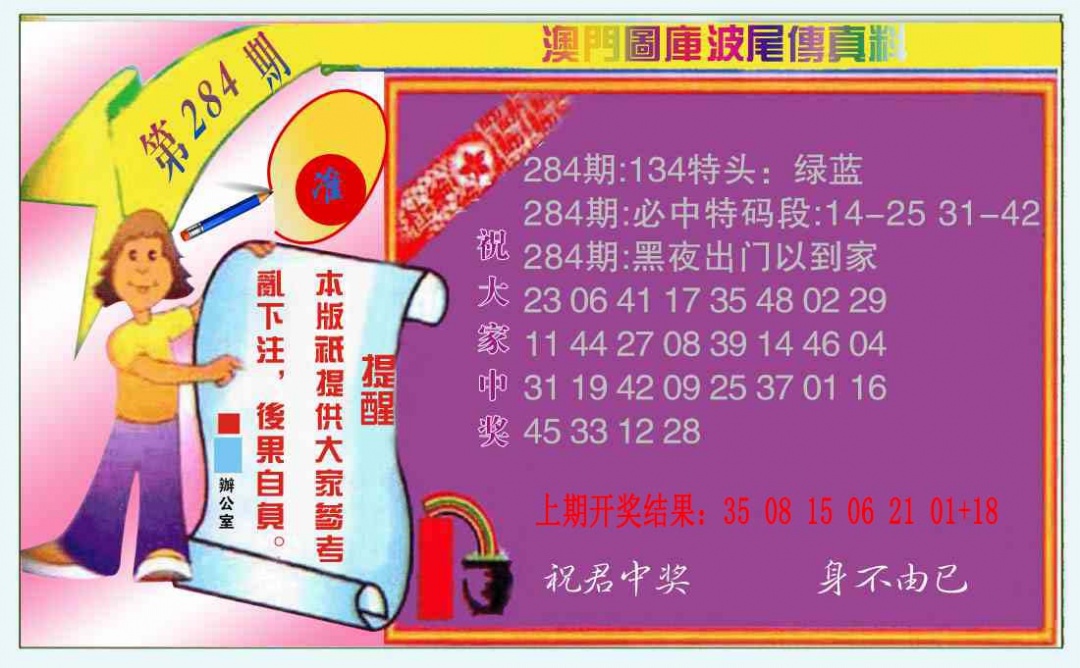 波尾传真料 第283期