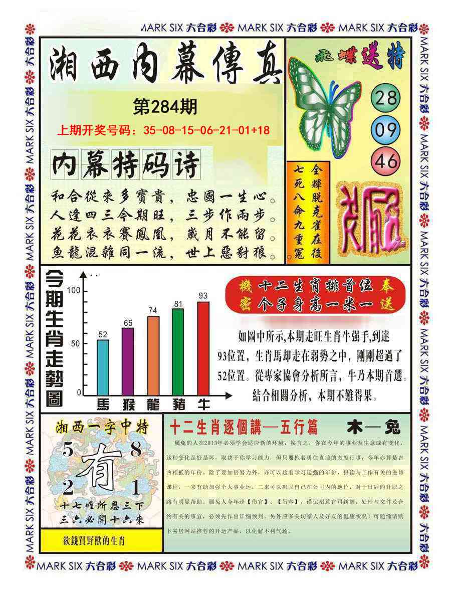 湘西内幕传真A 第284期