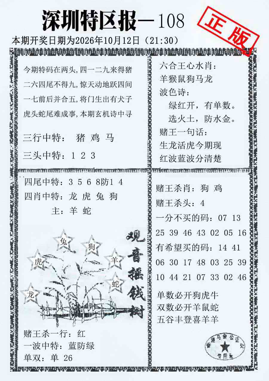 深圳特区报A 第108期