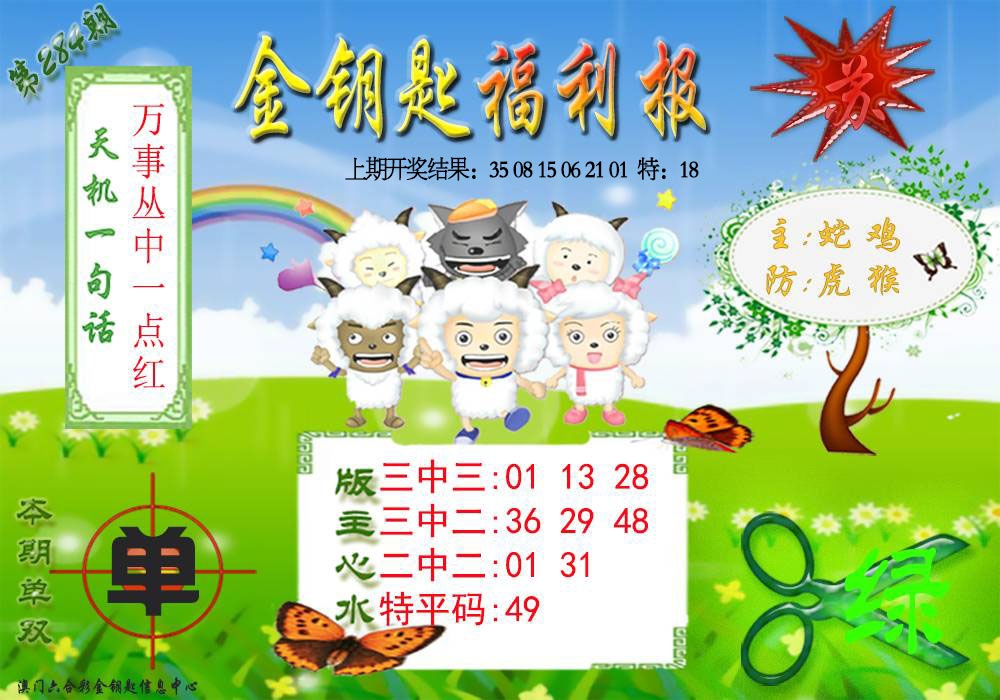 《金钥匙福利》 第283期