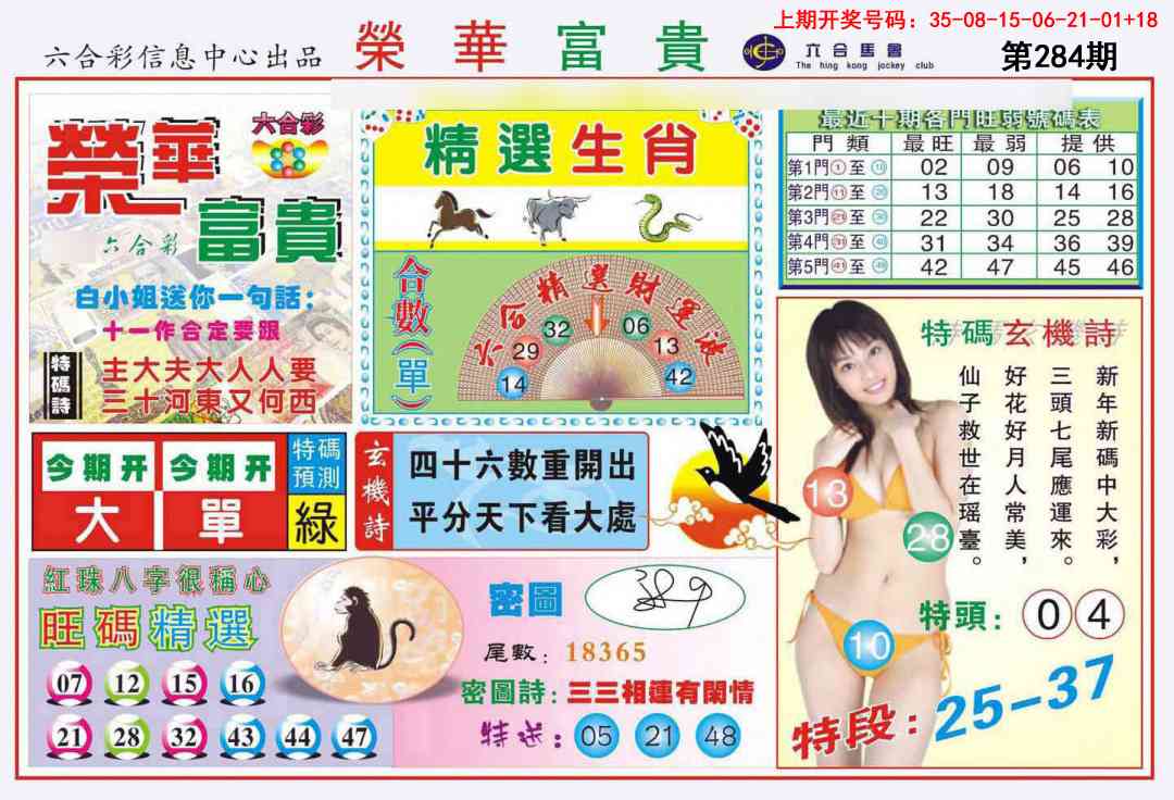 荣华富贵 第283期