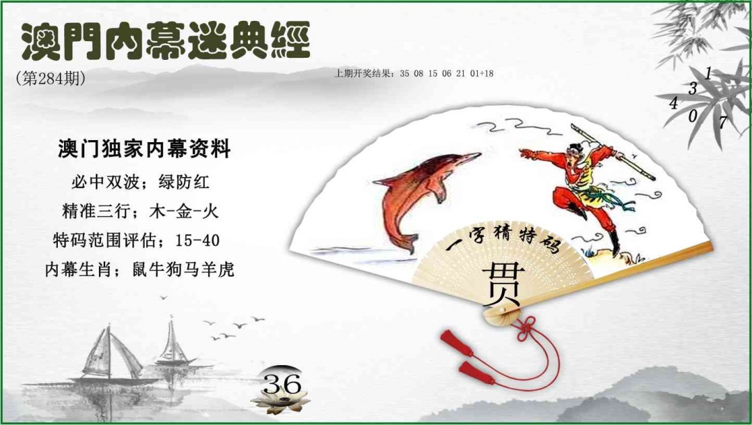 内幕秘典经 第284期