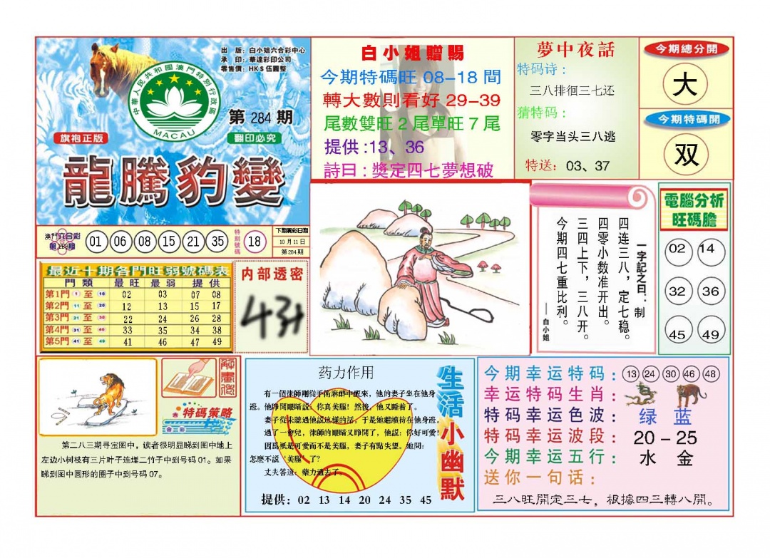 龙腾豹变 第284期