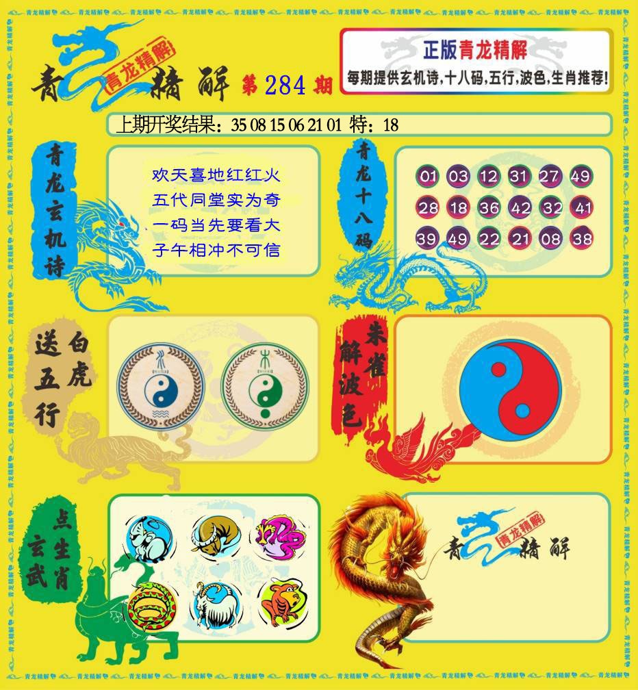 青龙精解 第284期