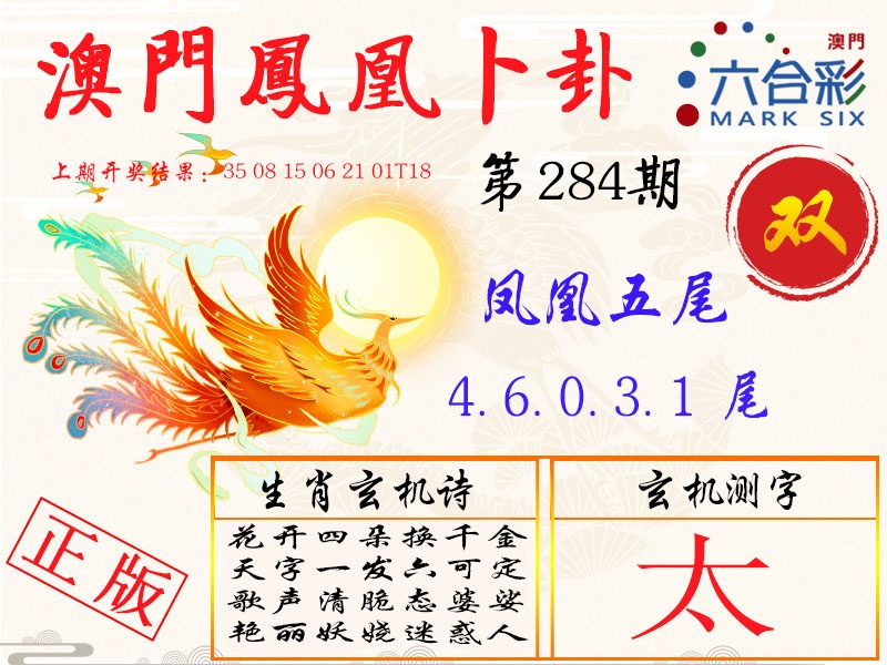 凤凰卜卦 第284期