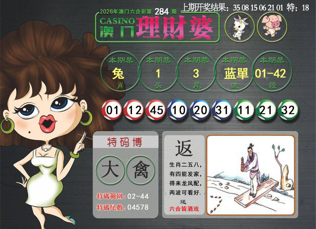 澳门理财婆 第284期