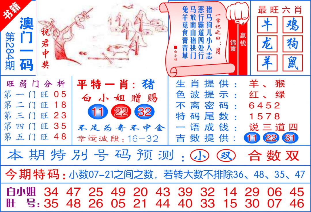 澳门飞龙宝典 第284期