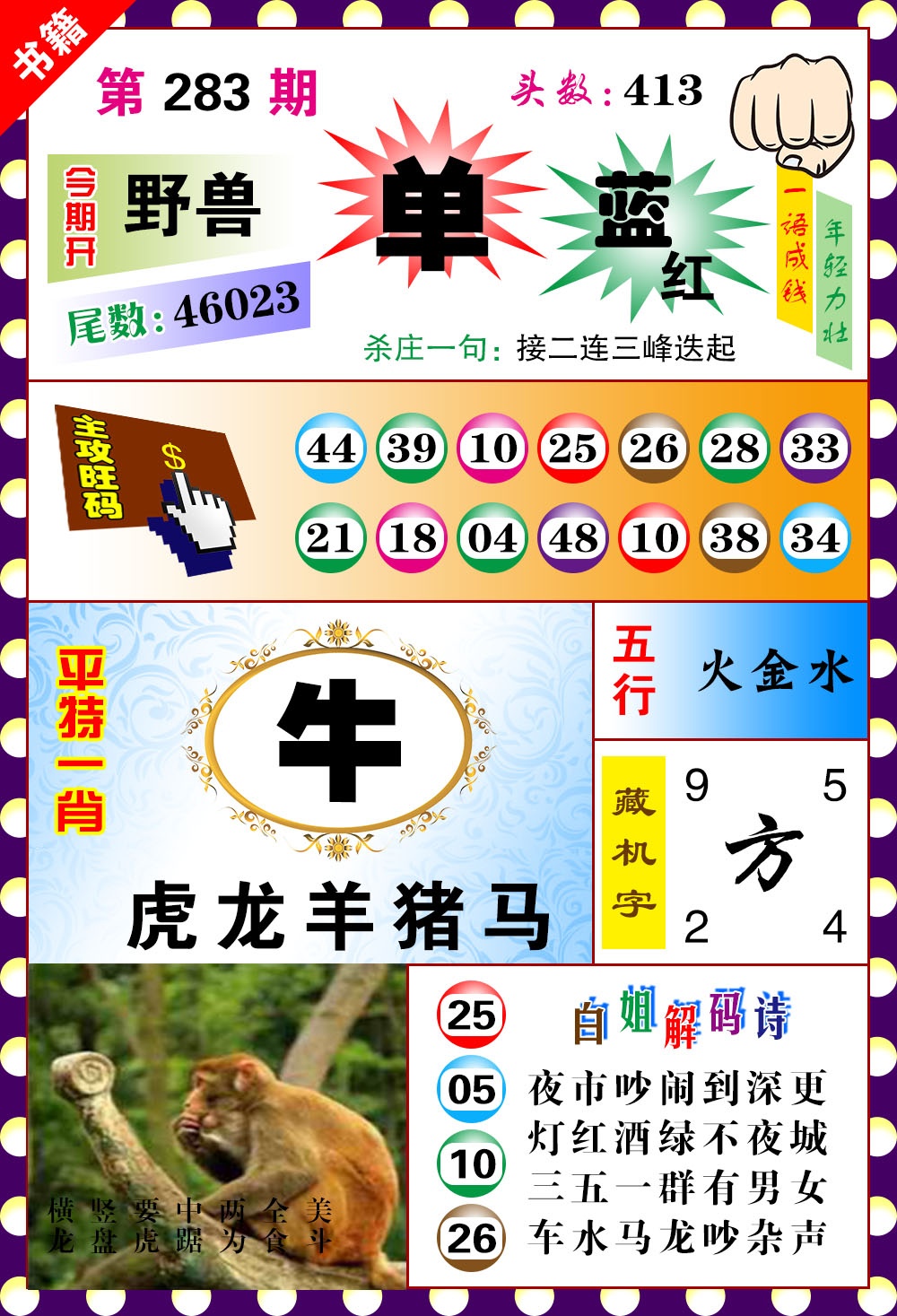 澳门玲珑一肖 第283期