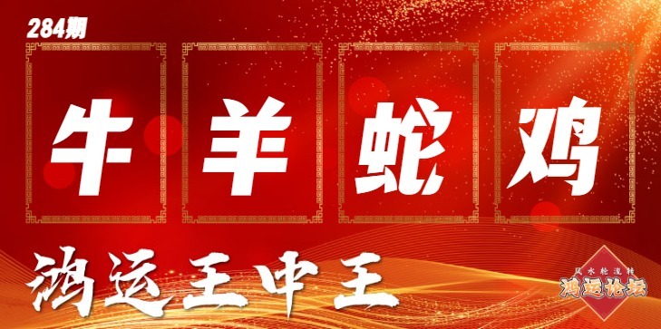 鸿运王中王 第284期