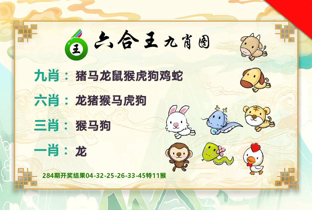 六合王九肖图 第285期