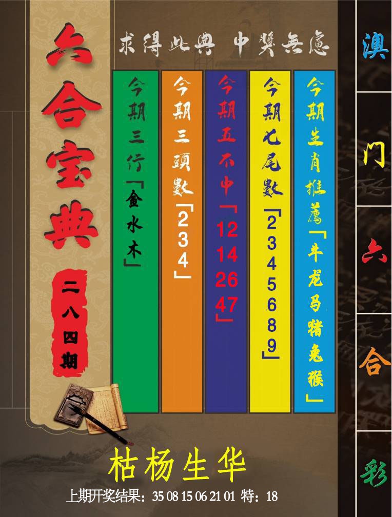 六合宝典 第284期
