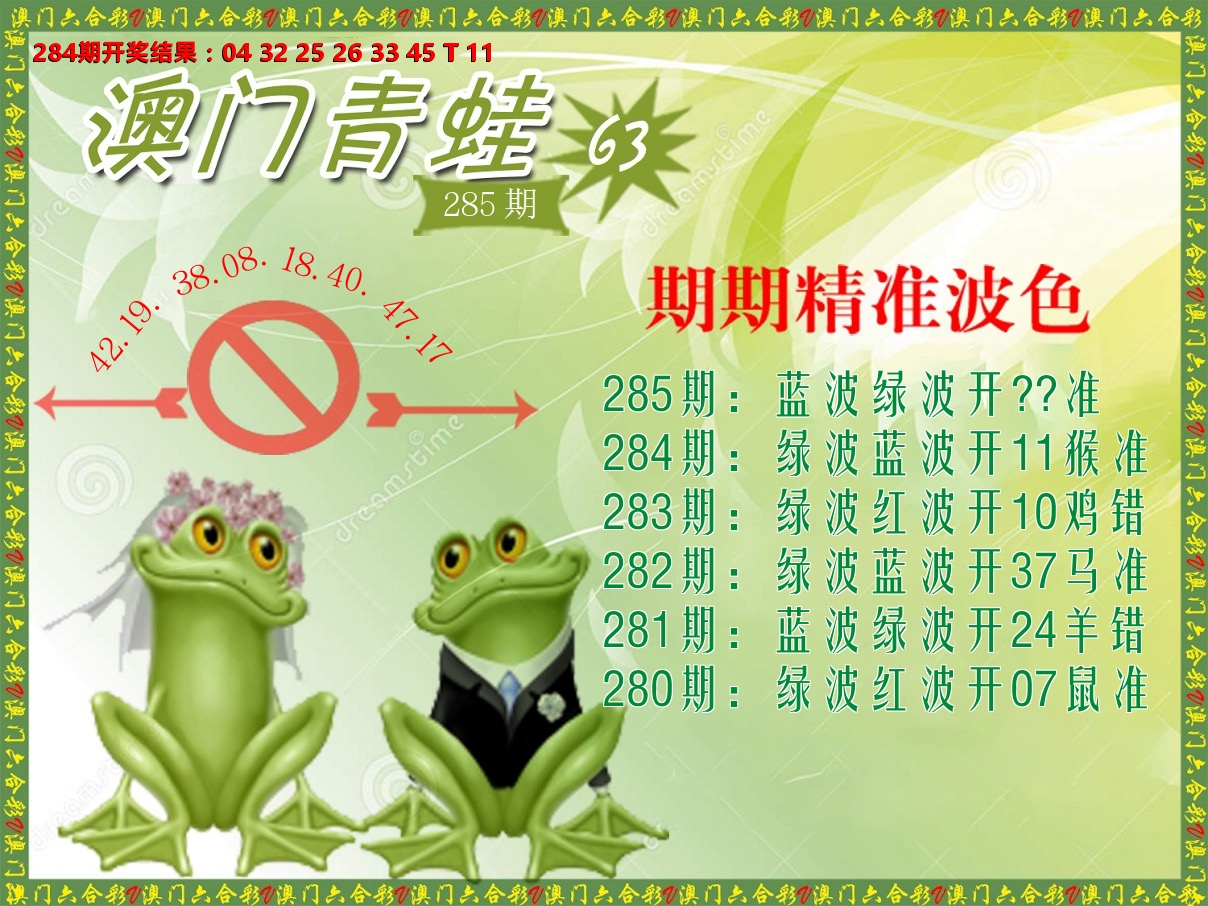 青蛙系列63 第285期