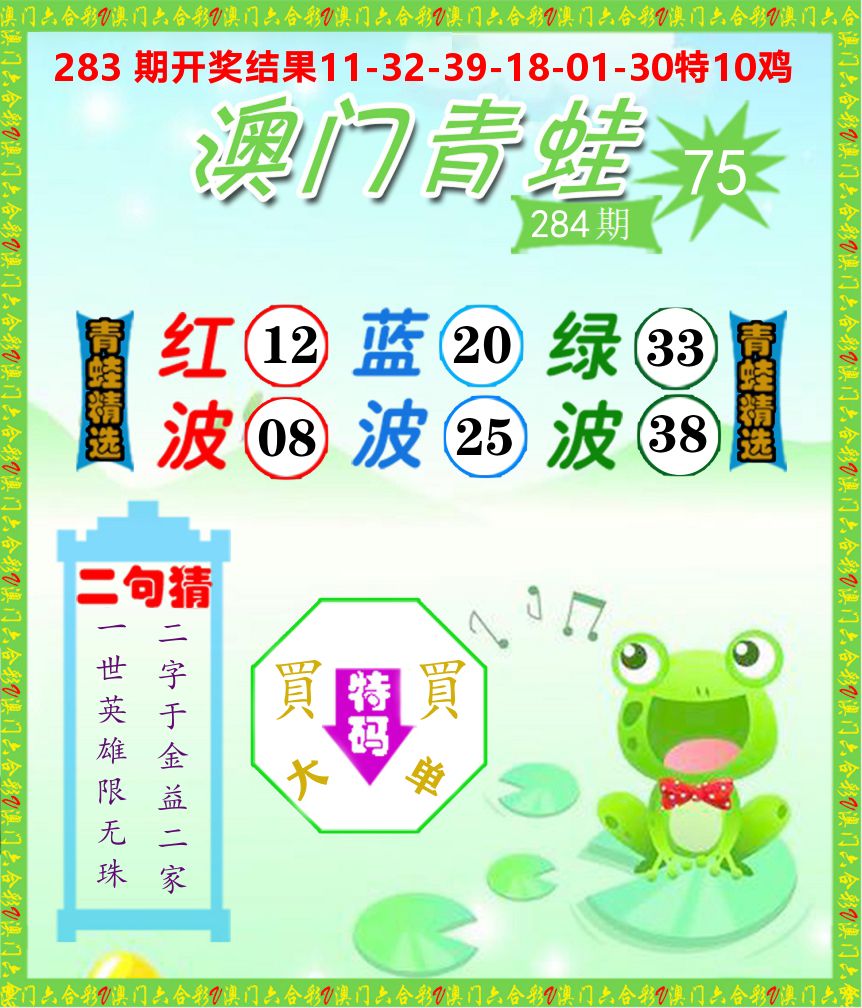 青蛙系列75 第284期