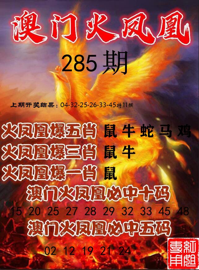 火凤凰 第284期