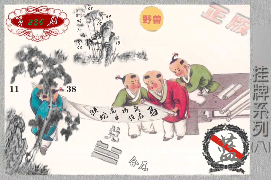 挂牌系列8 第285期