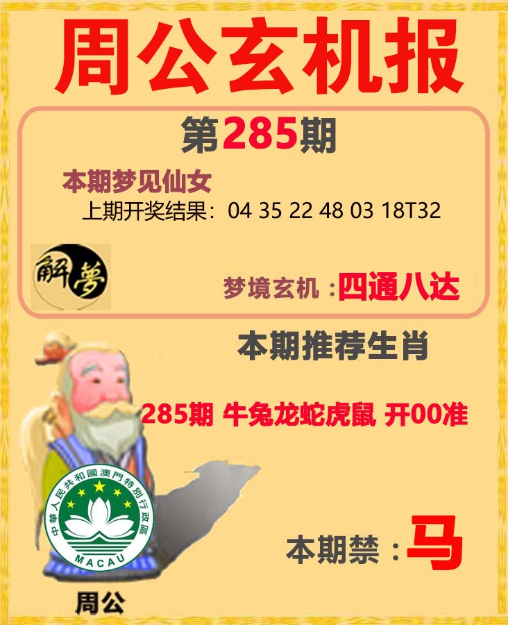 周公解梦 第284期