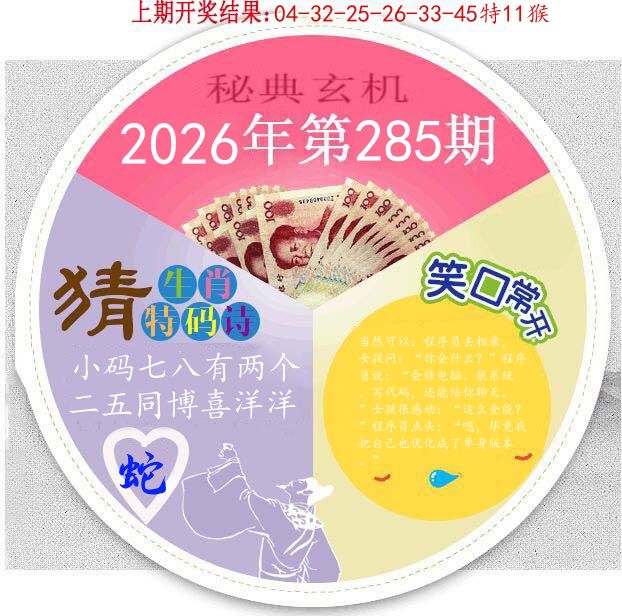 秘典玄机 第285期