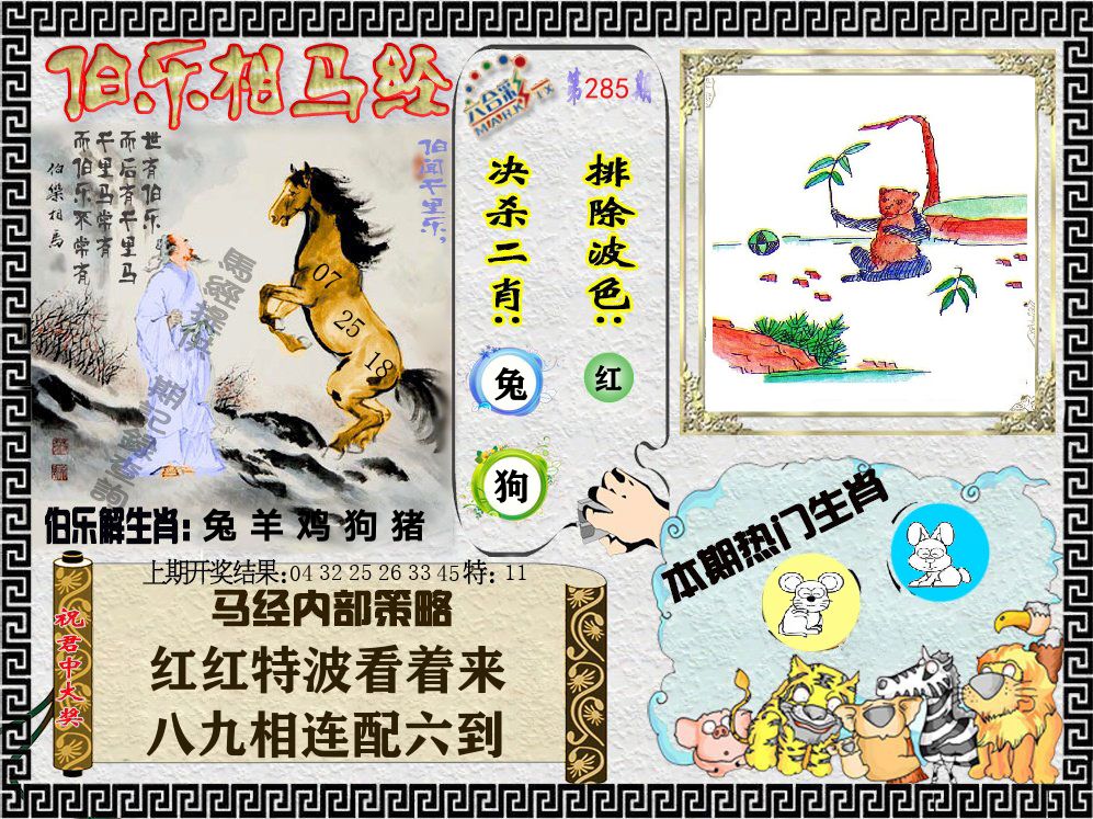 伯乐相马经 第285期