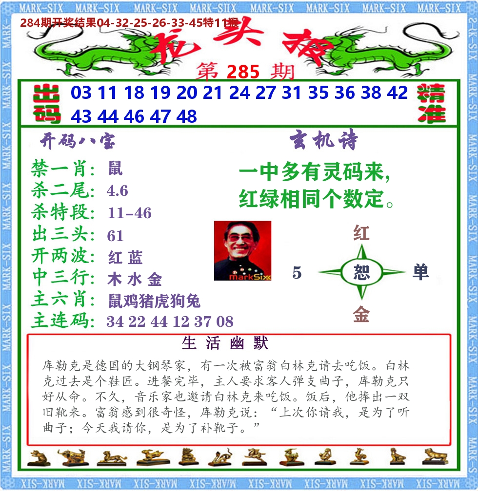 澳门龙头报 第284期