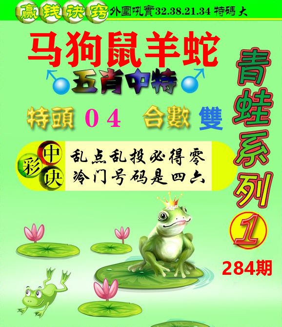 青蛙彩图 第284期