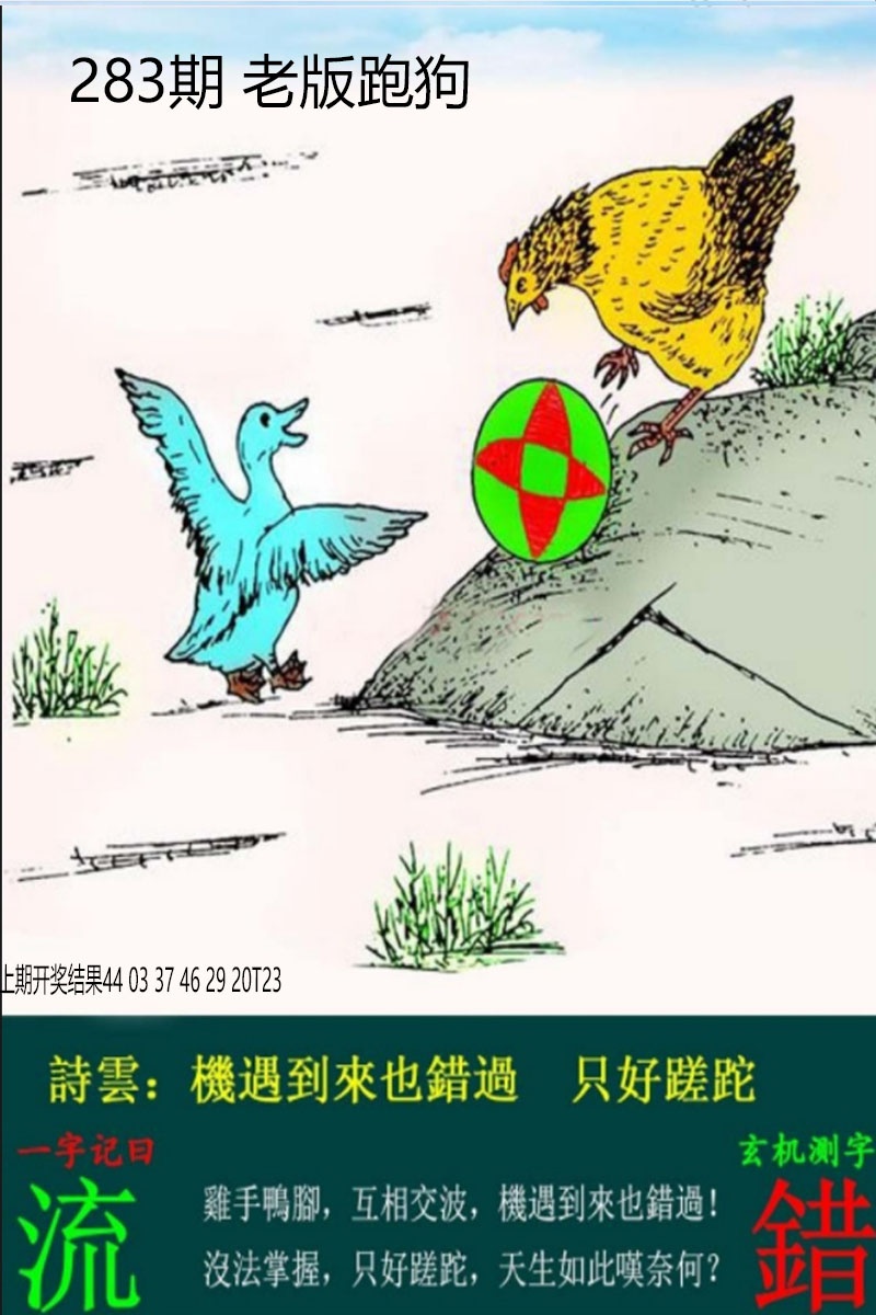 老板跑狗 第283期