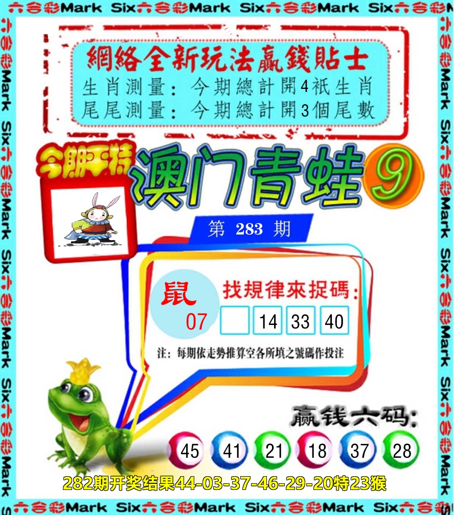 青蛙系列9 第283期