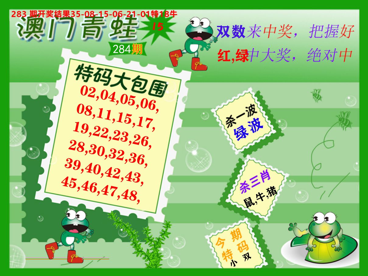 青蛙系列15 第284期