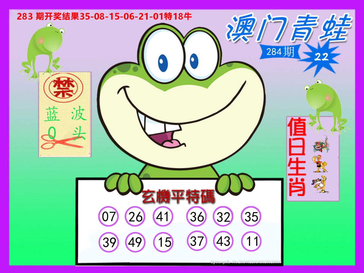 青蛙系列22 第284期