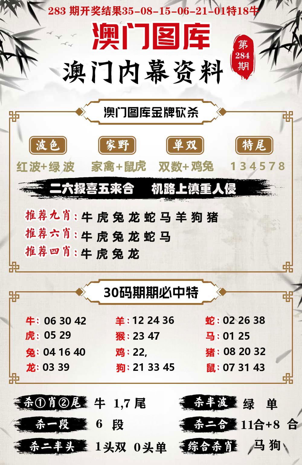 澳门内幕资料 第283期