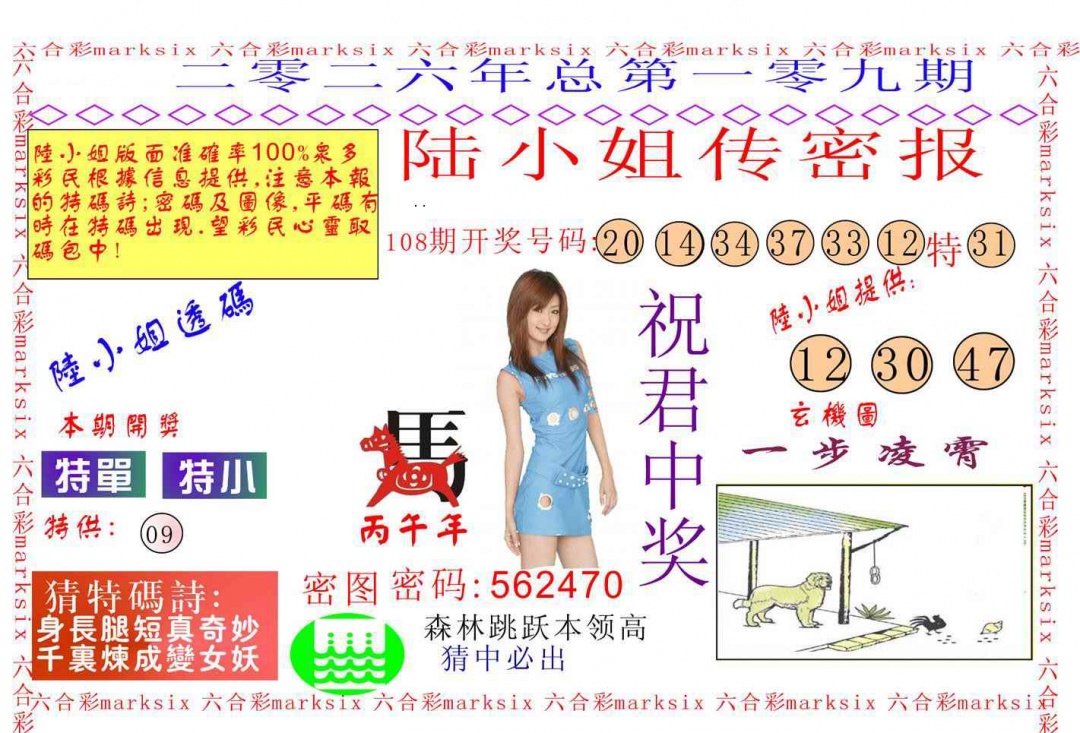 陆小姐传密A 第108期