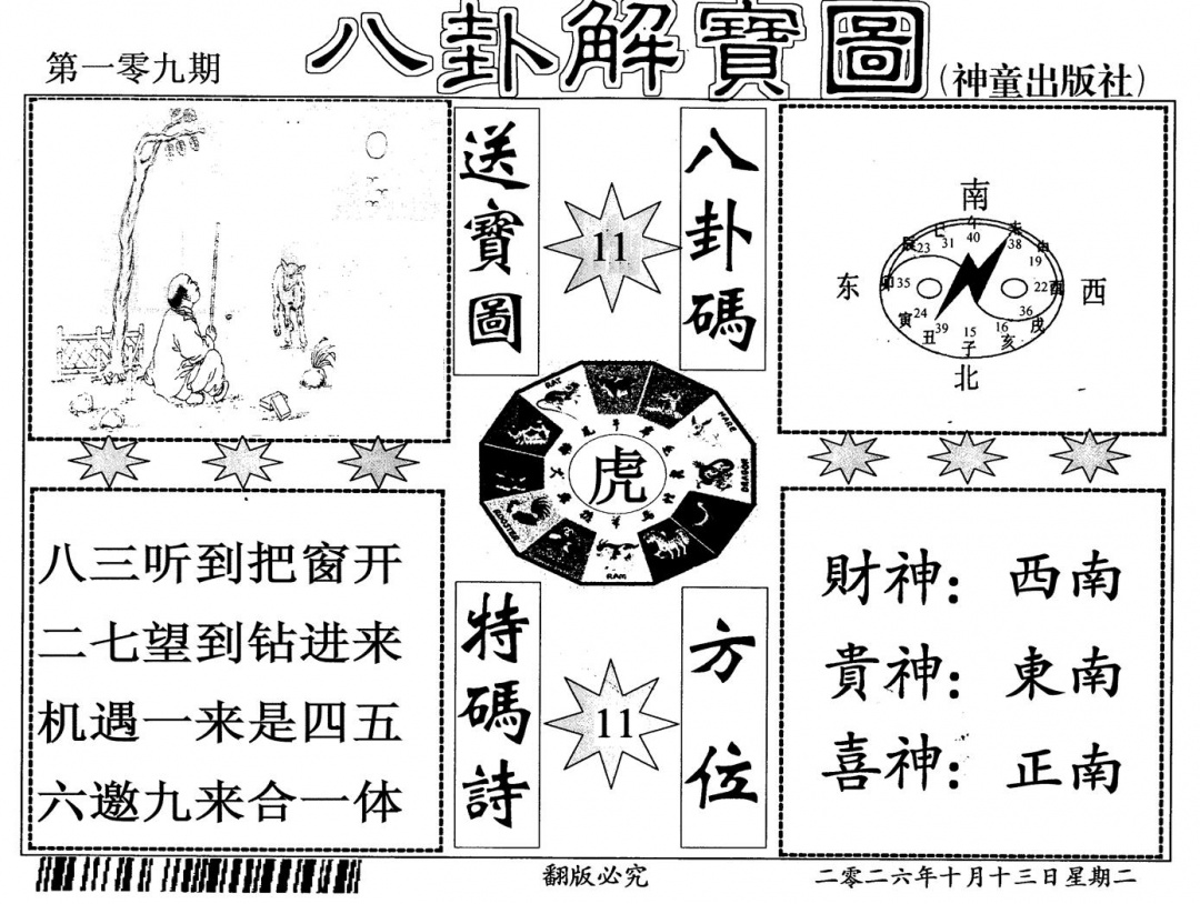 八卦图 第109期
