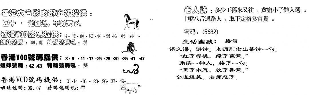 当日跑狗 第108期