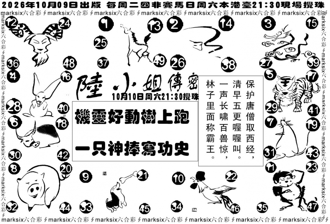 陆小姐传密B 第108期