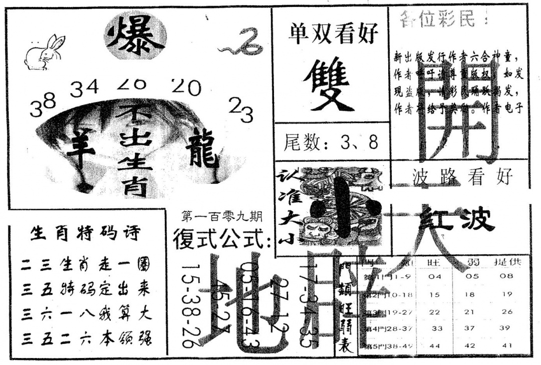 开天辟地 第109期