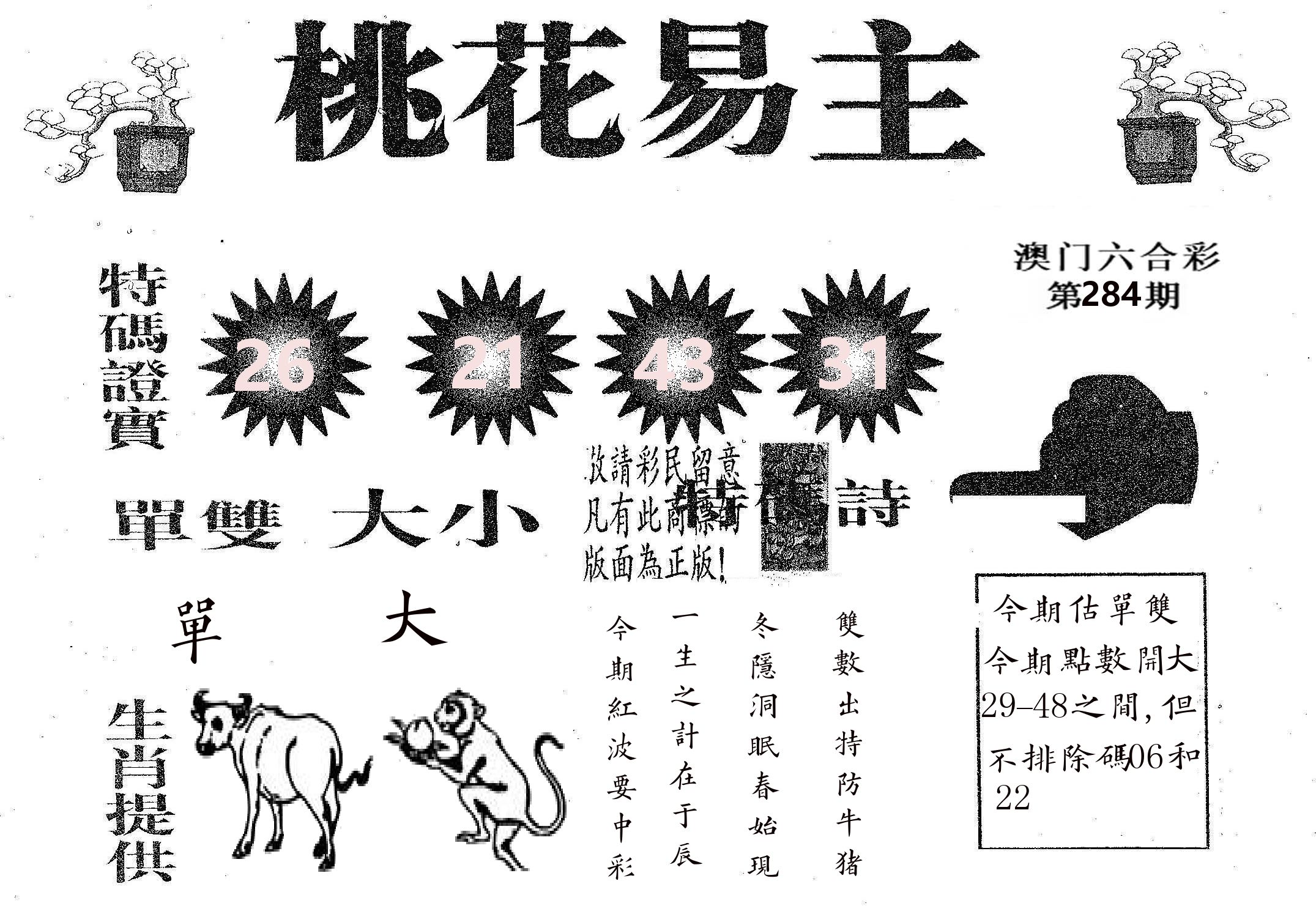 桃花易主 第284期